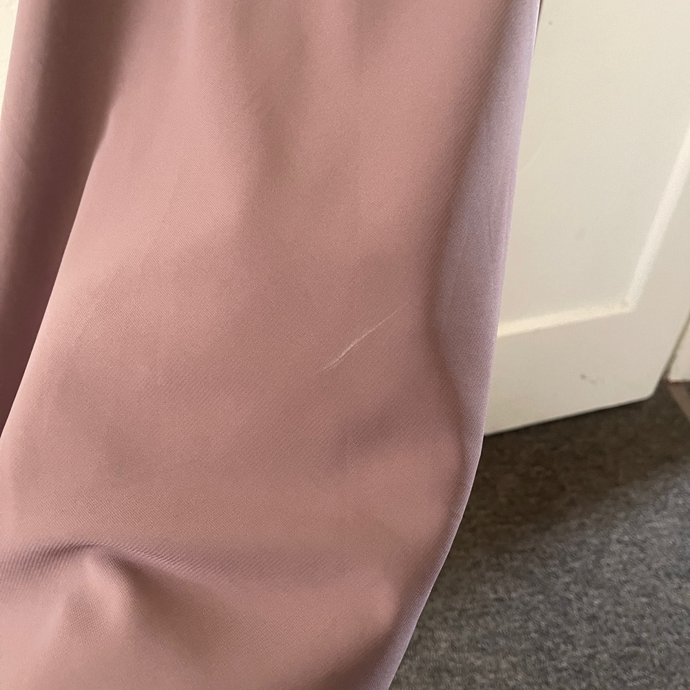 Jenny Yoo Elegant fig Spaghetti Strap Capri Dress size 8 bridesmaid full length - Picture 14 of 16